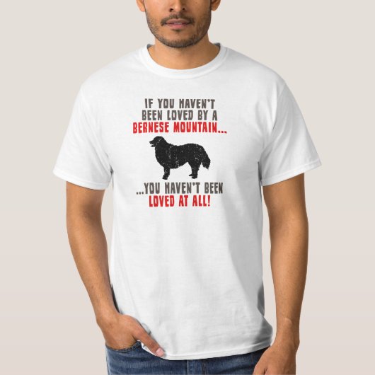 Bernese Mountain Dog T-shirt (Voorkant)