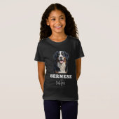 Bernese Mountain Dog T-Shirt for Girls (Voorkant volledig)