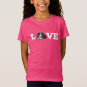 Bernese Mountain Dog T-Shirt For Girls (Voorkant)