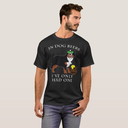 Bernese Mountain Dog T Shirt Irish St Patrick Day (Voorkant volledig)
