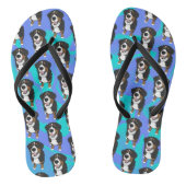 Bernese Mountain Dog Teenslippers (Voetbed)