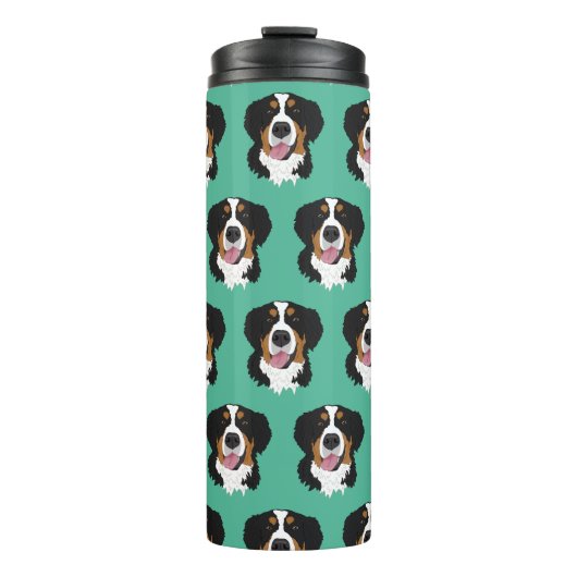 Bernese Mountain Dog Thermosbeker (Voorkant)