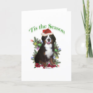 Bernese Mountain Dog "Tis Feestdagen Kaart