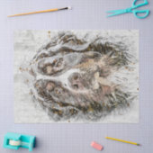 Bernese Mountain Dog Tissuepapier (Craft)