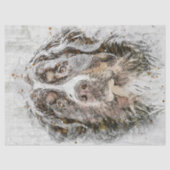 Bernese Mountain Dog Tissuepapier (Voorkant)