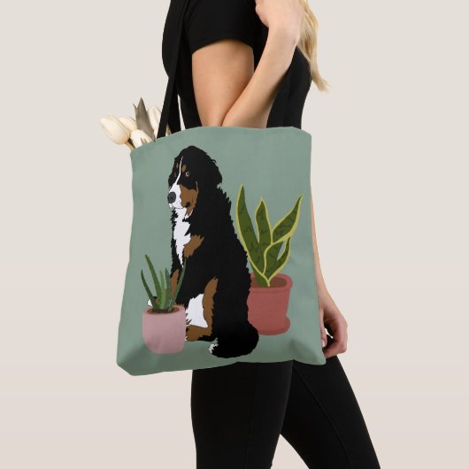Bernese Mountain Dog Tote Bag (Dichtbij)