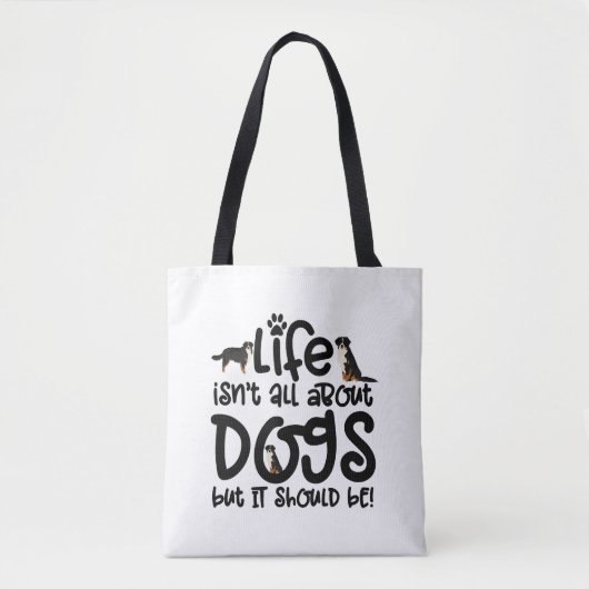 Bernese Mountain Dog Tote Bag (Voorkant)