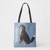 Bernese Mountain Dog Tote Bag (Voorkant)