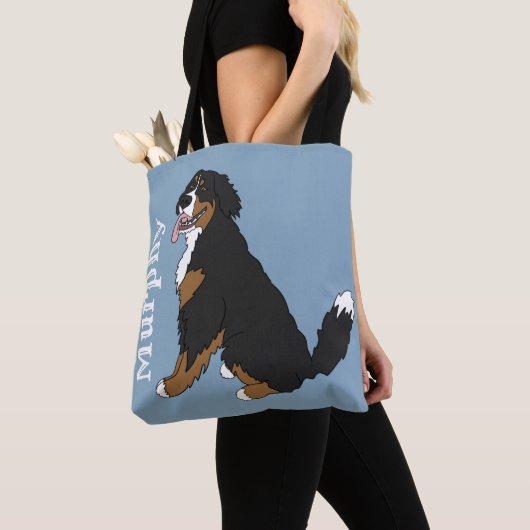  Bernese Mountain Dog Tote Bag (Dichtbij)