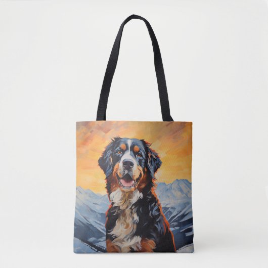 Bernese Mountain Dog Tote Bag (Voorkant)