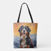 Bernese Mountain Dog Tote Bag (Achterkant)
