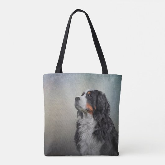 Bernese Mountain Dog Tote Bag (Achterkant)