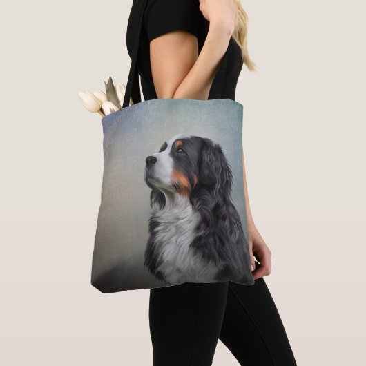 Bernese Mountain Dog Tote Bag (Dichtbij)