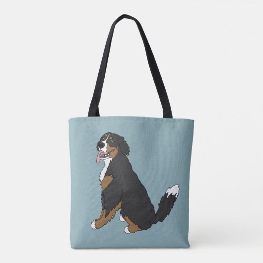 Bernese Mountain Dog Tote Bag (Achterkant)