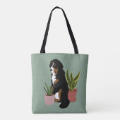  Bernese Mountain Dog Tote Bag (Achterkant)