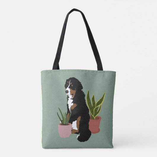 Bernese Mountain Dog Tote Bag (Achterkant)