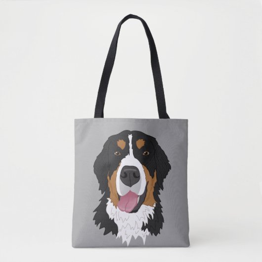 Bernese Mountain Dog Tote Bag (Voorkant)