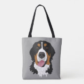 Bernese Mountain Dog Tote Bag (Achterkant)