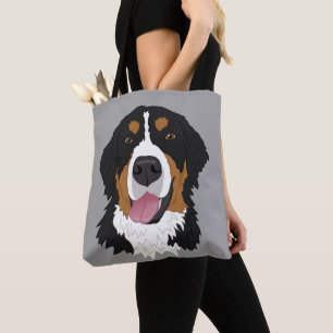 Bernese Mountain Dog Tote Bag