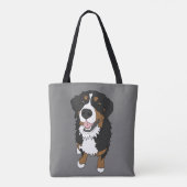  Bernese Mountain Dog Tote Bag (Achterkant)