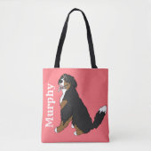 Bernese Mountain Dog Tote Bag (Voorkant)