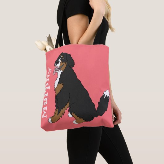 Bernese Mountain Dog Tote Bag (Dichtbij)