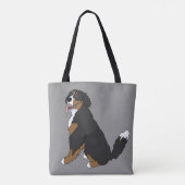  Bernese Mountain Dog Tote Bag (Achterkant)