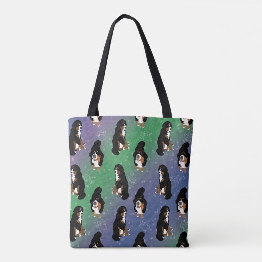 Bernese Mountain Dog Tote Bag (Achterkant)