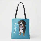  Bernese Mountain Dog Tote Bag (Voorkant)