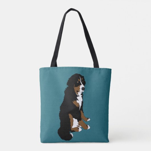 Bernese Mountain Dog Tote Bag (Achterkant)