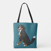  Bernese Mountain Dog Tote Bag (Achterkant)