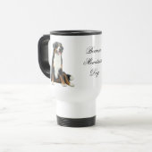 Bernese Mountain Dog Travel Mug Reisbeker (Voorkant links)