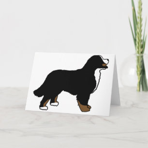 Bernese Mountain Dog Triclolor Kaart