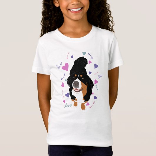 Bernese Mountain Dog Tshirt (Voorkant)