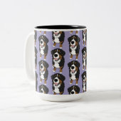 Bernese Mountain Dog Tweekleurige Koffiemok (Voorkant links)