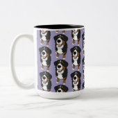 Bernese Mountain Dog Tweekleurige Koffiemok (Links)