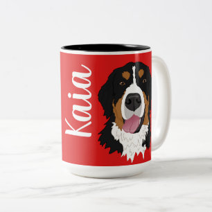 Bernese Mountain Dog Tweekleurige Koffiemok