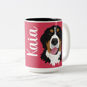 Bernese Mountain Dog Tweekleurige Koffiemok