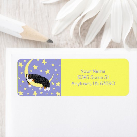 Bernese Mountain Dog Twinkle Labels (Insitu)