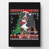 Bernese Mountain Dog Ugly Christmas Sweater Shirt  Fotoplaat (voorkant)