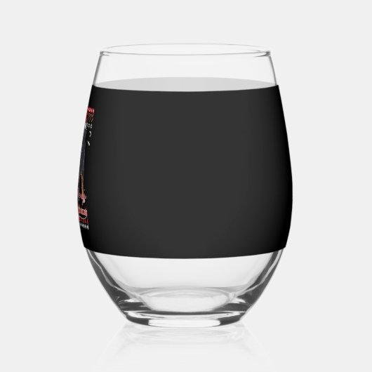 Bernese Mountain Dog Ugly Christmas Sweater Shirt  Wijnglas Zonder Voet (Links)