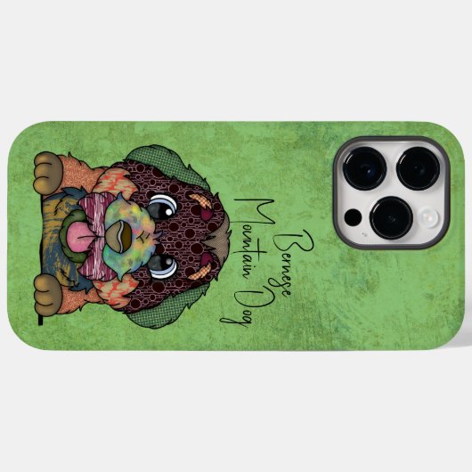 Bernese Mountain Dog Ugly Face Case-Mate iPhone Case (Achterkant (horizontaal))