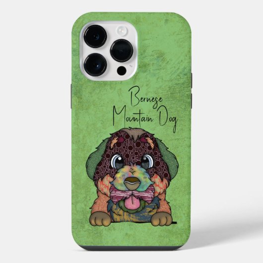 Bernese Mountain Dog Ugly Face iPhone Hoesje (Achterkant)