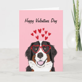Bernese Mountain Dog Valentijnse Feestdagen Kaart