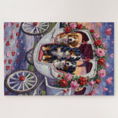 Bernese Mountain Dog Valentine's Day Legpuzzel (Horizontaal)