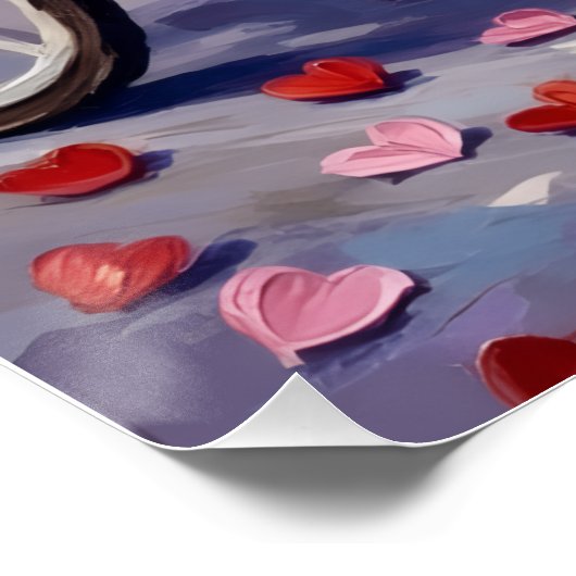 Bernese Mountain Dog Valentine's Day Perfect Poster (Hoek)