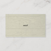 Bernese Mountain Dog Visitekaartje (Achterkant)