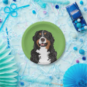 BERNESE MOUNTAIN DOG VOOR BERNESE MOUNTAIN-OUDER PAPIEREN BORDJE (Feest)