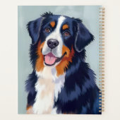 Bernese Mountain Dog | Watercolor Pet Planner (Achterkant)