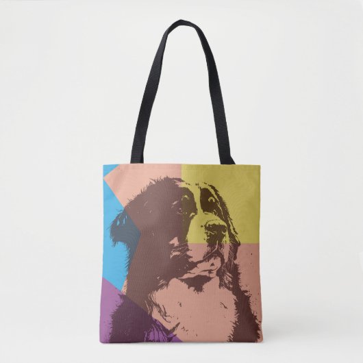 Bernese Mountain Dog Wood Tote Bag (Voorkant)